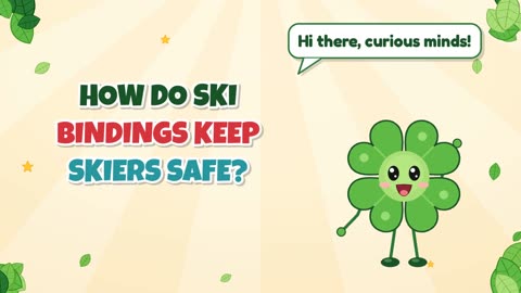 How do ski bindings keep skiers safe?