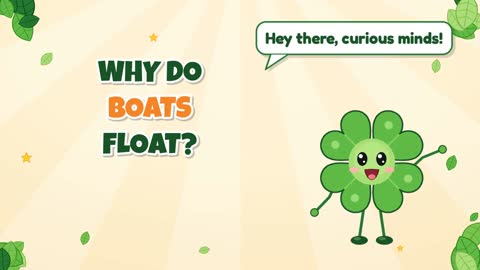 Why Do Boats Float?