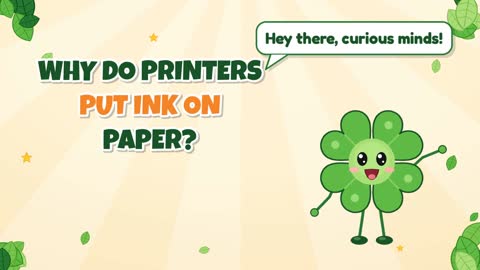 Why Do Printers Put Ink on Paper?
