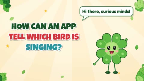 How can an app tell which bird is singing?
