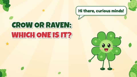 Crow or raven: which one is it?
