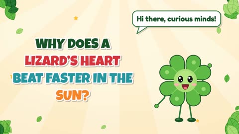 Why does a lizard’s heart beat faster in the sun?