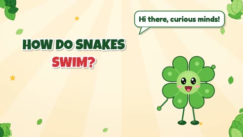How do snakes swim?