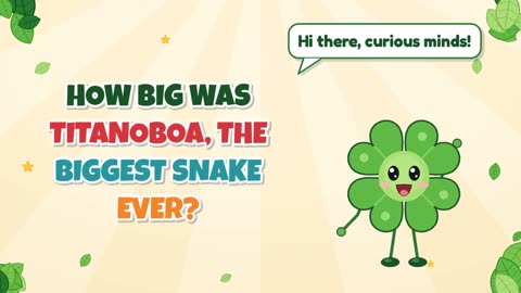 How big was Titanoboa, the biggest snake ever?