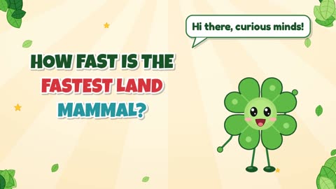 How fast is the fastest land mammal?