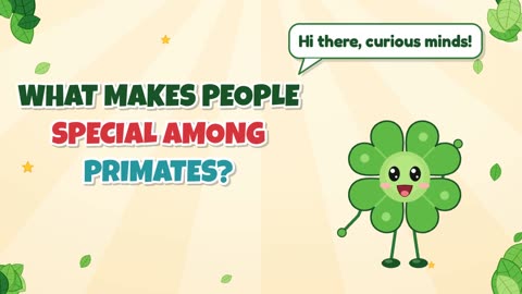 What makes people special among primates?