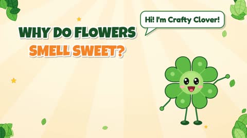 Why Do Flowers Smell Sweet?