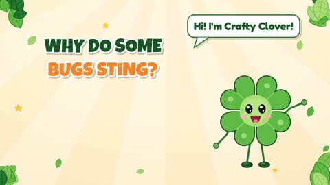 Why Do Some Bugs Sting?
