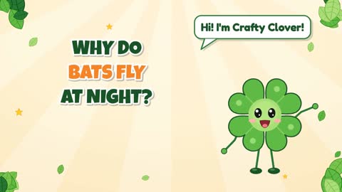 Why Do Bats Fly at Night?
