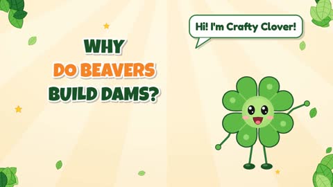 Why Do Beavers Build Dams?