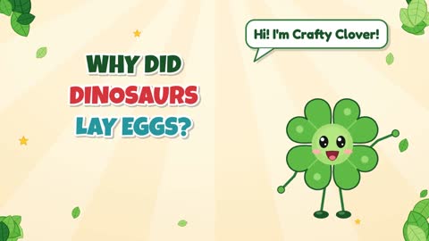 Egg-cellent Question! Why Did Dinosaurs Lay Eggs?
