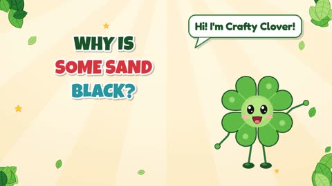 Why Is Some Sand Black?