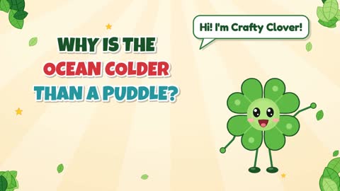 Why Is the Ocean Colder than a Puddle?