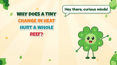Why Does a Tiny Change in Heat Hurt a Whole Reef?