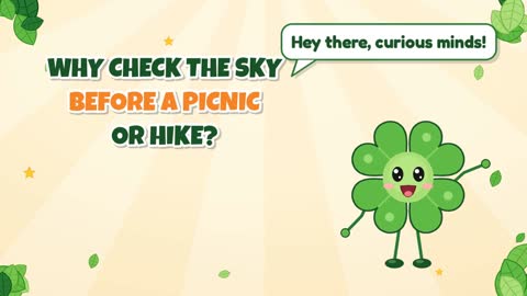 Why Check the Sky Before a Picnic or Hike?