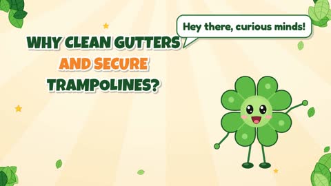 Why Clean Gutters and Secure Trampolines Before Wind?