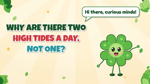 Why Are There Two High Tides a Day, Not One?