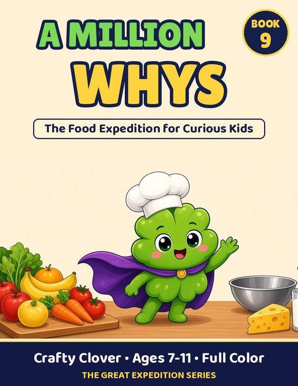 A Million Whys Book 9: The Food Expedition cover