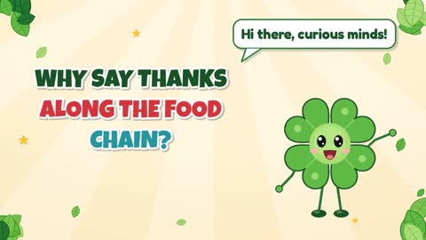 Why Say Thanks Along the Food Chain?
