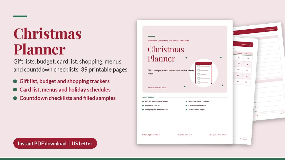 Cover of Christmas Planner