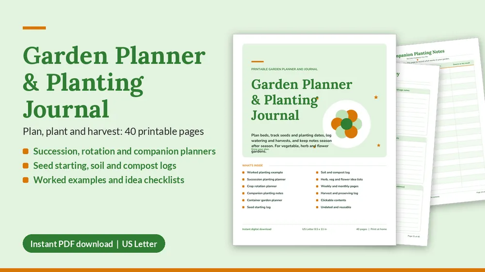 Cover of Garden Planner & Planting Journal
