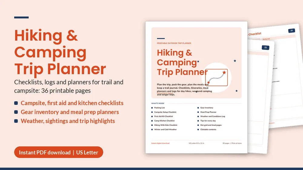 Cover of Hiking & Camping Trip Planner