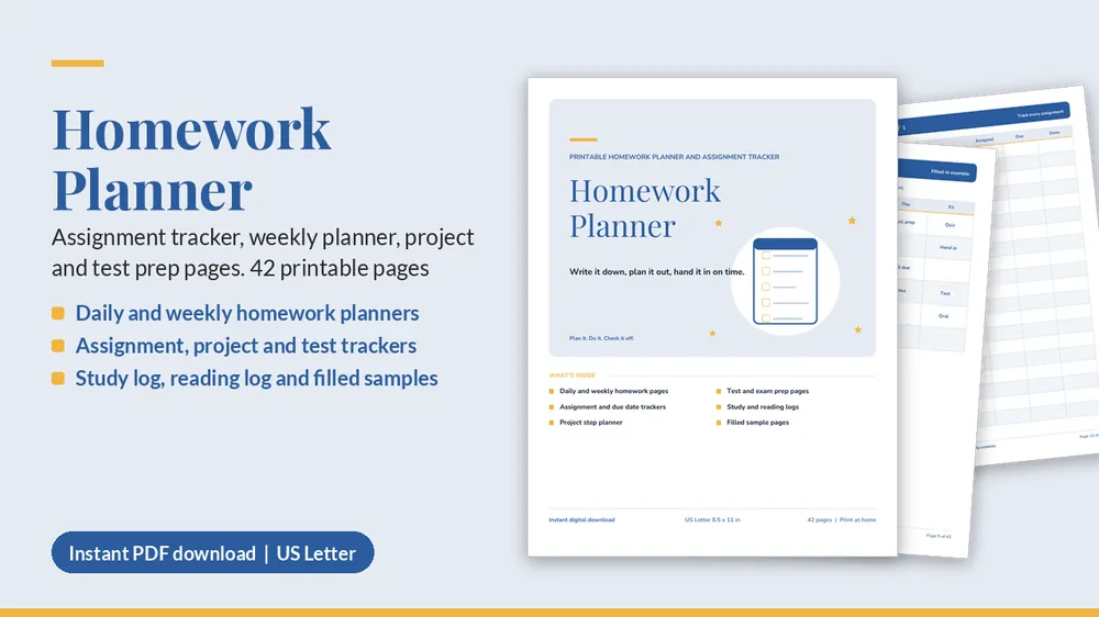 Cover of Homework Planner