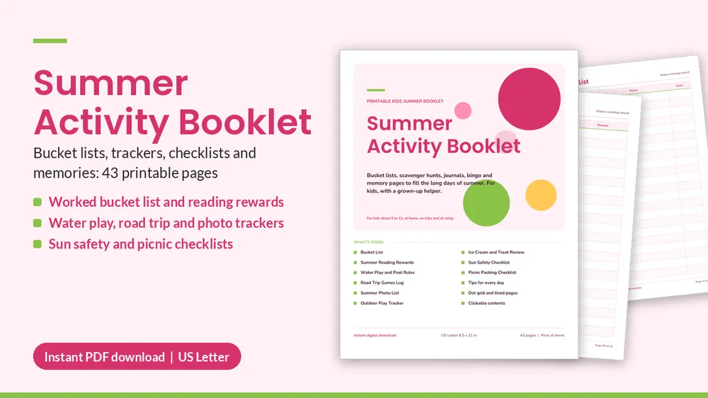 Cover of Summer Activity Booklet