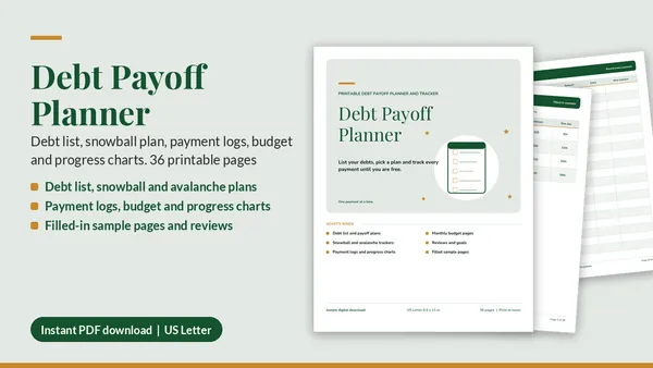 Cover of Debt Payoff Planner