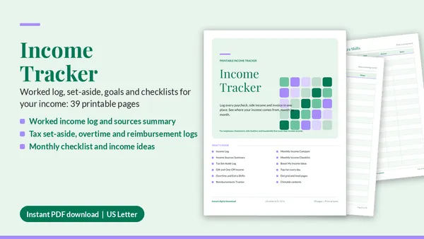 Cover of Income Tracker
