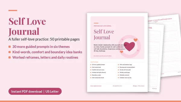 Cover of Self Love Journal