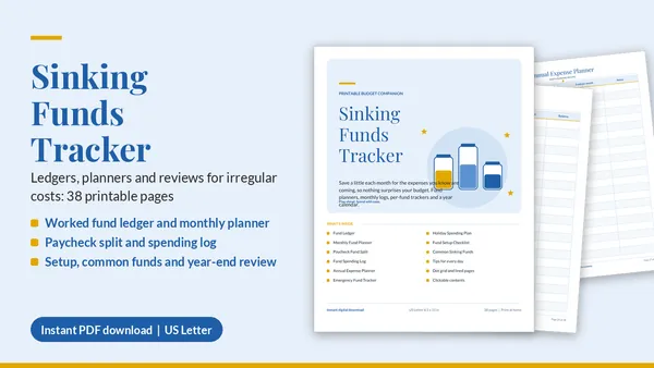 Cover of Sinking Funds Tracker
